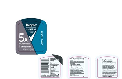 Label (Degree Clinical Cool Rush Invisible Solid 96h Antiperspirant Deodorant   Artwork)